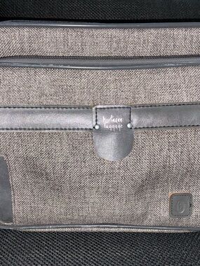 Light Grey Hartmann Luggage Laptop Style Themed Luggage Bag